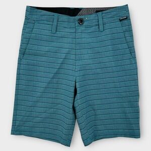 NWT Volcom Board Shorts Boys 26 (12) Blue‎ Hybrid Swim Trunks Beach Vacation